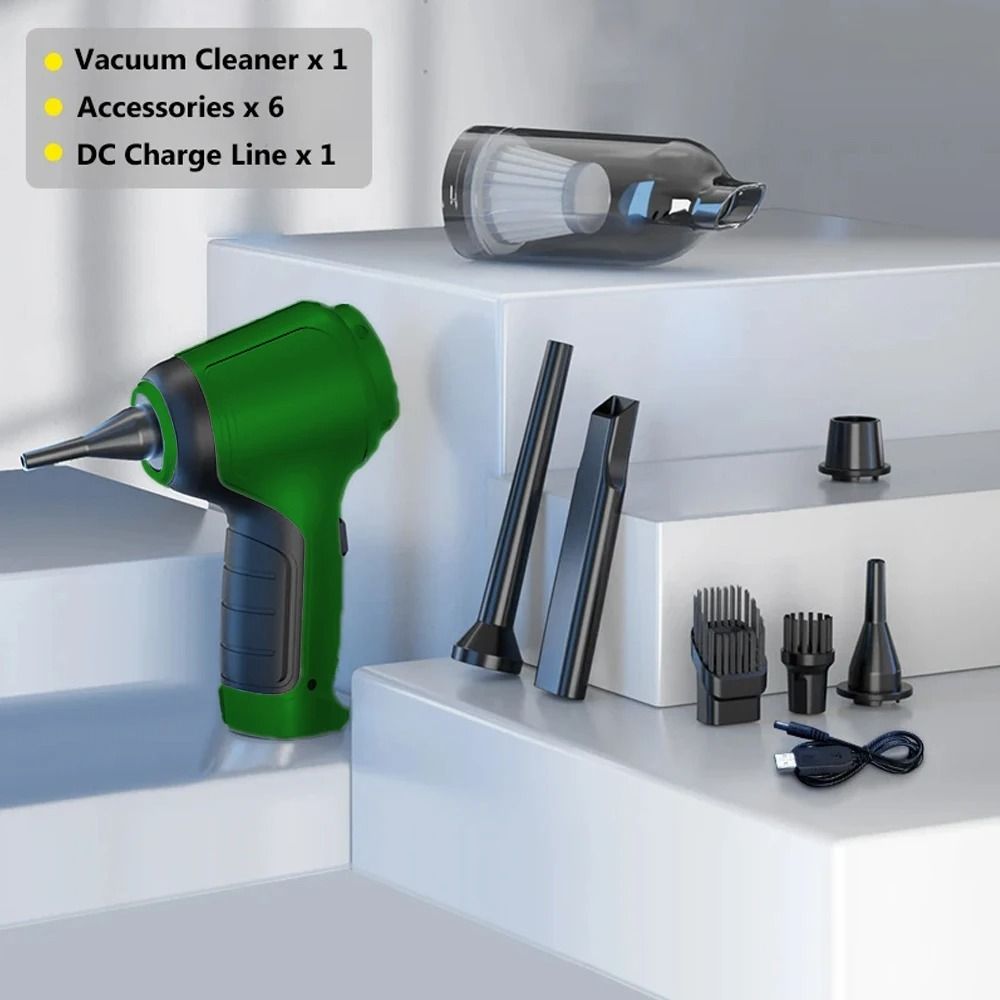 Wireless Car Vacuum Cleaner With Strong Suction Handheld Wet And Dry Dual Use 7