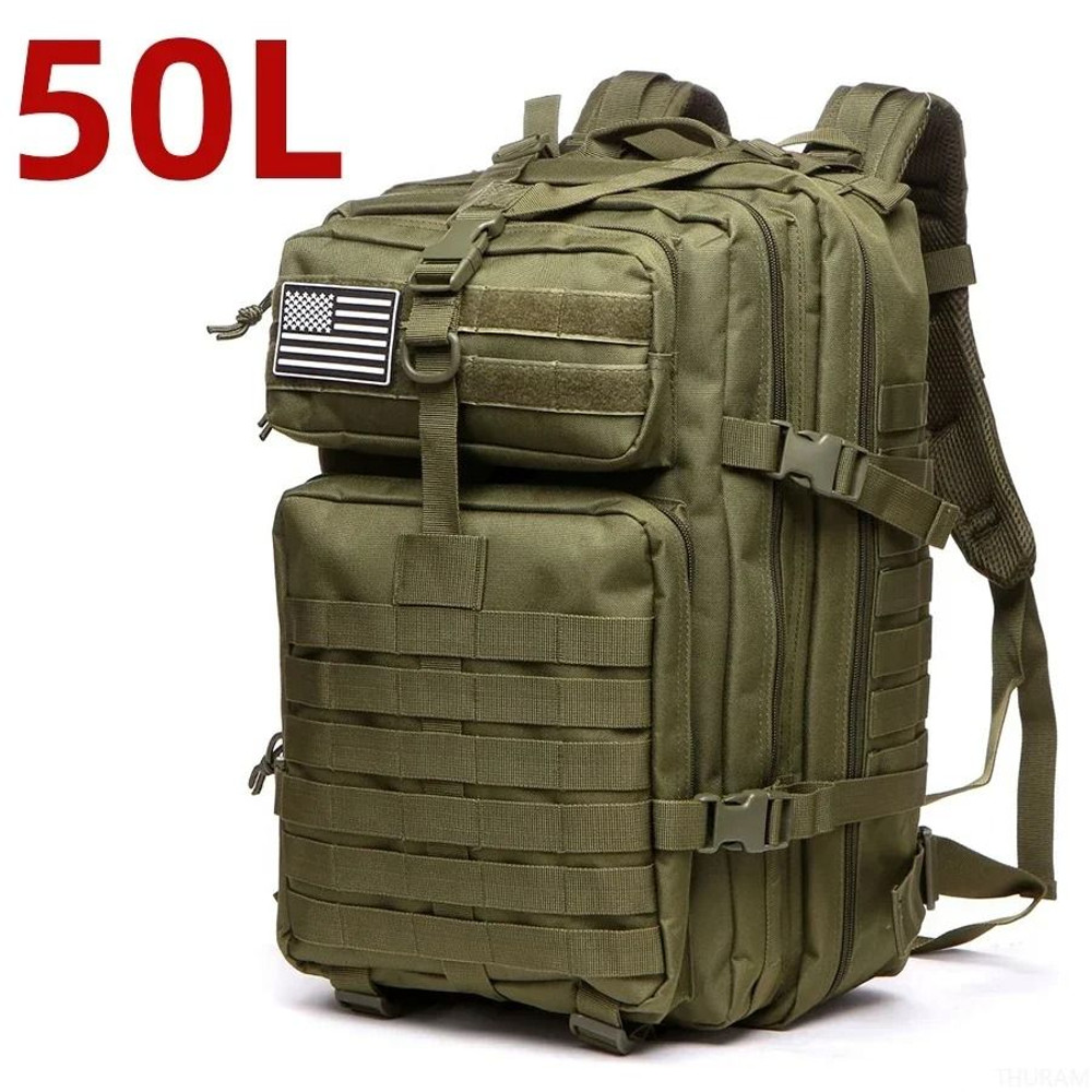 Waterproof Tactical Backpack 25L 50L Nylon Outdoor Hiking And Camping Bag 15