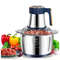 Electric Food Chopper Stainless Steel 5L Meat Grinder And Vegetable Processor 8