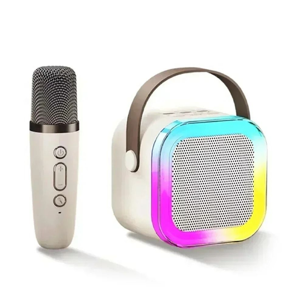 Mini Bluetooth Karaoke Speaker With Microphone And RGB Lights 7