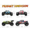 Off Road RC Monster Truck 24GHz Remote Control Car With Shockproof Suspension 6