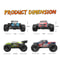 Off Road RC Monster Truck 24GHz Remote Control Car With Shockproof Suspension 6