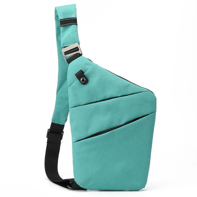 Mens AntiTheft Crossbody Chest Bag With Adjustable Strap 6