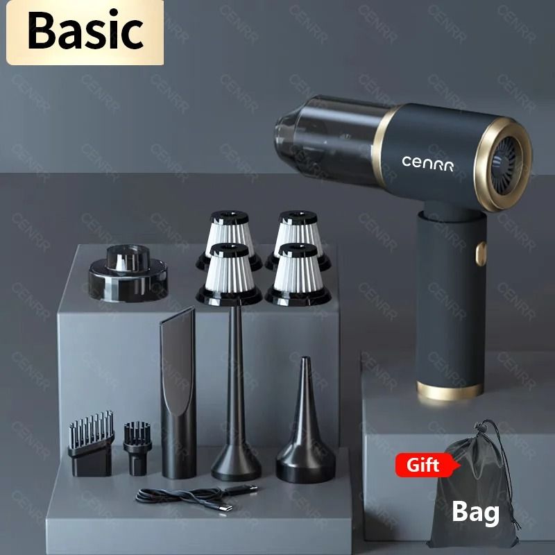 Mini Car Vacuum Cleaner Wireless Handheld 210000Pa Powerful Portable Cleaner 9