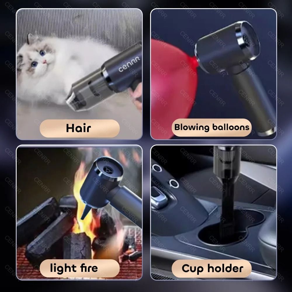 Mini Car Vacuum Cleaner Wireless Handheld 210000Pa Powerful Portable Cleaner 3