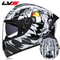 Full Face Motorcycle Helmet With Double Visor Winter Warm Racing Sports Helmet 10