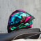 Full Face Motorcycle Helmet With Double Visor Winter Warm Racing Sports Helmet 2