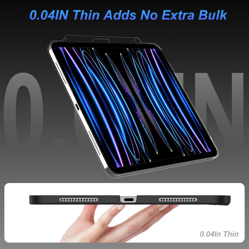 Magnetic Case With Pencil Holder For IPad Pro IPad Air And Magic Keyboard Compatibility 5