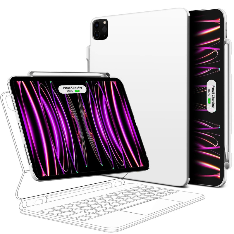 Magnetic Case With Pencil Holder For IPad Pro IPad Air And Magic Keyboard Compatibility 6