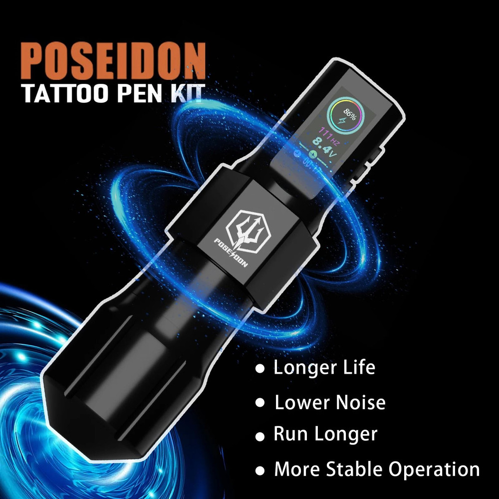 Wireless Tattoo Pen Kit Professional Machine For Permanent Makeup And Body Art 6