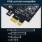 USB 32 PCI Express Expansion Card 7Port Hub PCIE 1X Controller For Desktop 2