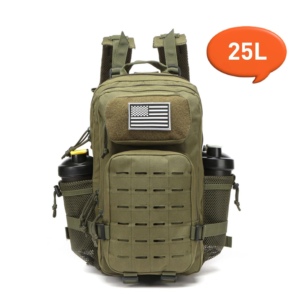 25L  50L Tactical Backpack With MOLLE System And Dual Bottle Holders 17