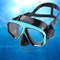 Snorkel And Diving Mask With Tempered Glass Lens And Silicone Skirt 4