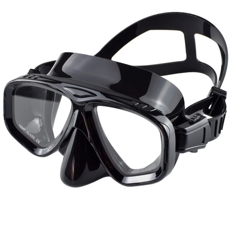Snorkel And Diving Mask With Tempered Glass Lens And Silicone Skirt 8