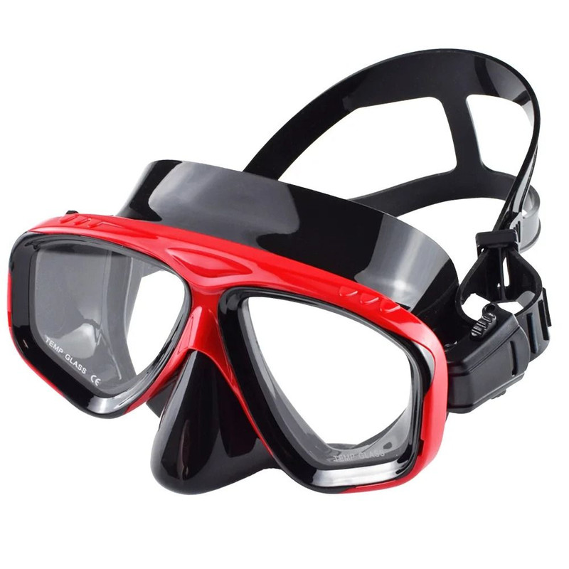 Snorkel And Diving Mask With Tempered Glass Lens And Silicone Skirt 11