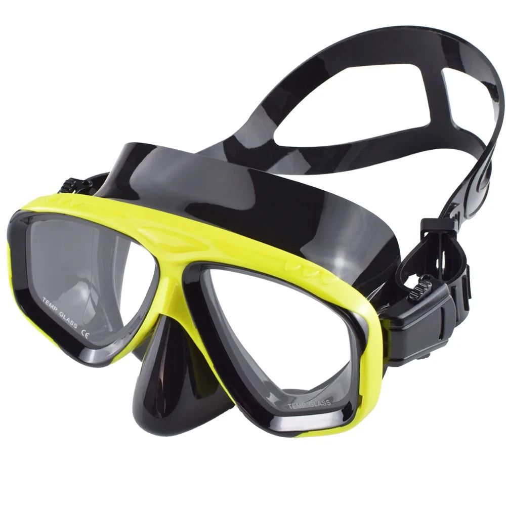 Snorkel And Diving Mask With Tempered Glass Lens And Silicone Skirt 12