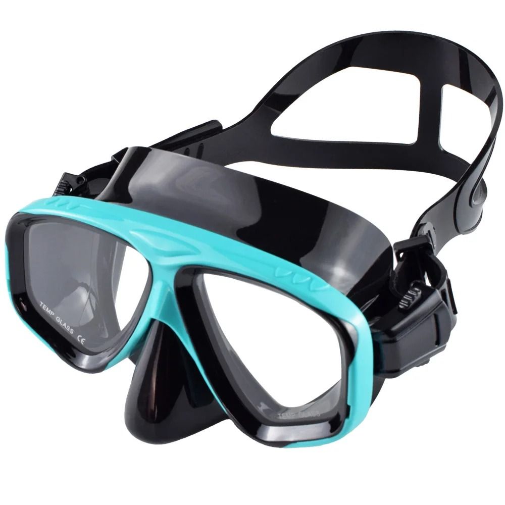 Snorkel And Diving Mask With Tempered Glass Lens And Silicone Skirt 13