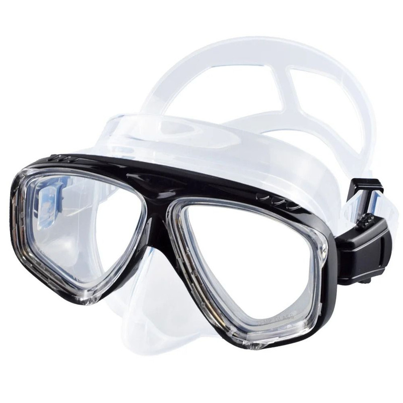Snorkel And Diving Mask With Tempered Glass Lens And Silicone Skirt 15