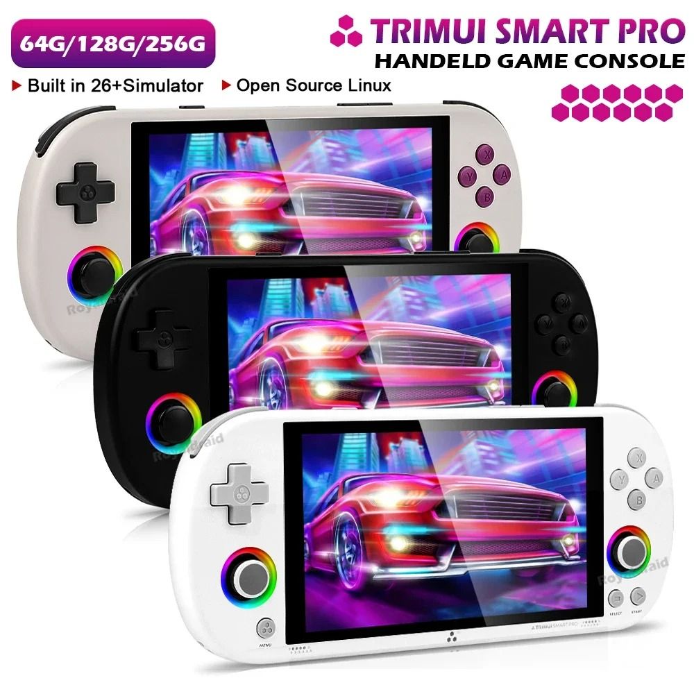 Smart Pro Handheld Game Console With 496 IPS Screen And Retro Game Support 0
