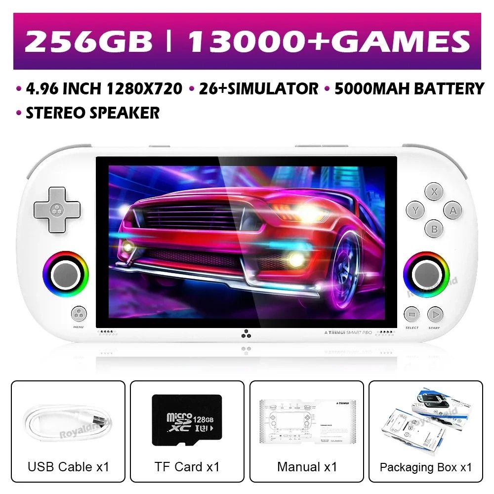 Smart Pro Handheld Game Console With 496 IPS Screen And Retro Game Support 11