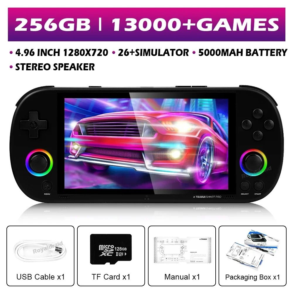 Smart Pro Handheld Game Console With 496 IPS Screen And Retro Game Support 12