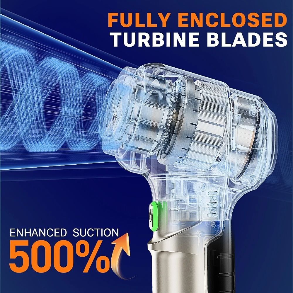 High Power Cordless Car Vacuum Cleaner With 9998700Pa Suction 3