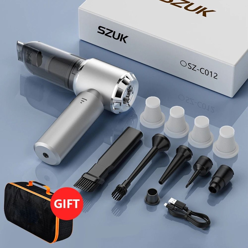 Wireless Handheld Car Vacuum Cleaner 985000Pa Strong Suction With Multiple Filter Options 7