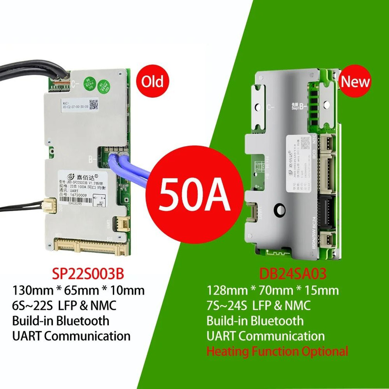 Smart LiFePO4 BMS With Bluetooth Balance Board And UART Function For Ebike 7