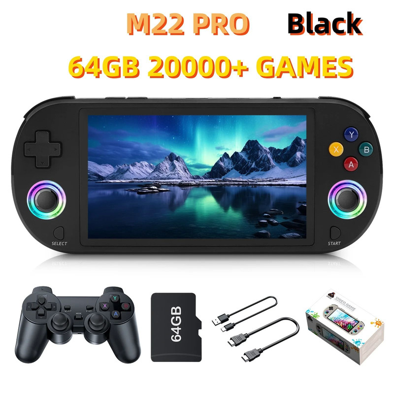 128GB Retro Handheld Video Game Console With 5 Inch IPS Screen And 20000 Built In Games 5