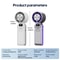 Portable Handheld Fan With Rechargeable Battery And Ice Cooling 6