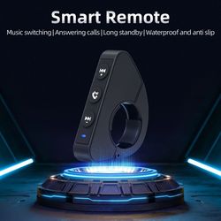 motorcycle handlebar bluetooth media controller wireless remote