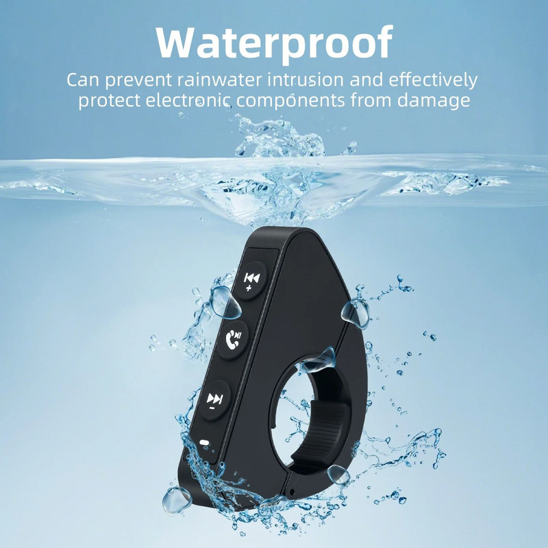 Motorcycle Handlebar Bluetooth Media Controller Wireless Remote 2