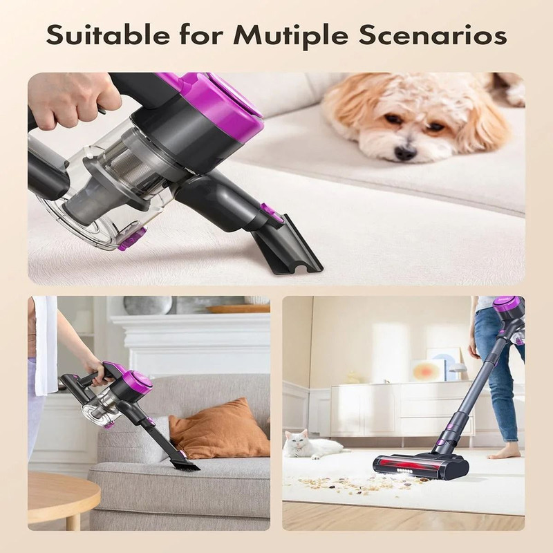 Cordless Stick Vacuum Cleaner With 23KPa Suction And LED Display 2