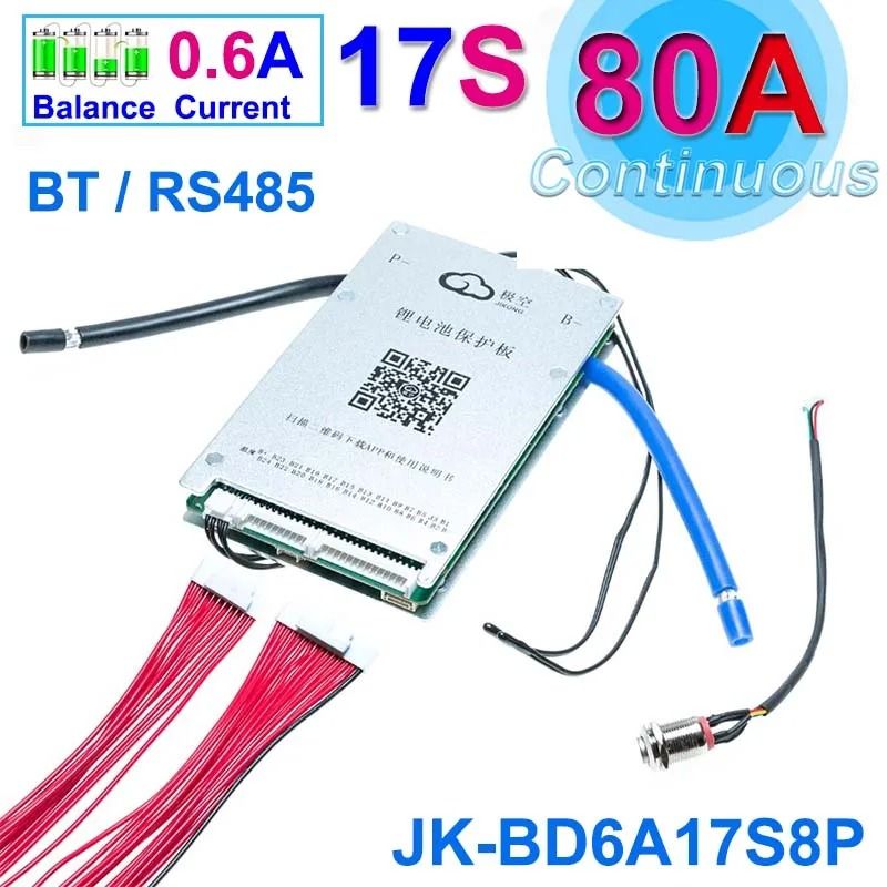 Smart Bluetooth Active Balance BMS For LiIon LiFePo4 LTO Batteries 4S24S 200A300A 12