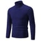 Mens High Neck Knitted Turtleneck Pullover Winter Sweater 12