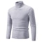 Mens High Neck Knitted Turtleneck Pullover Winter Sweater 6