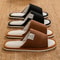 Mens NonSlip Soft Sole Linen Indoor Slippers For Spring And Summer 0