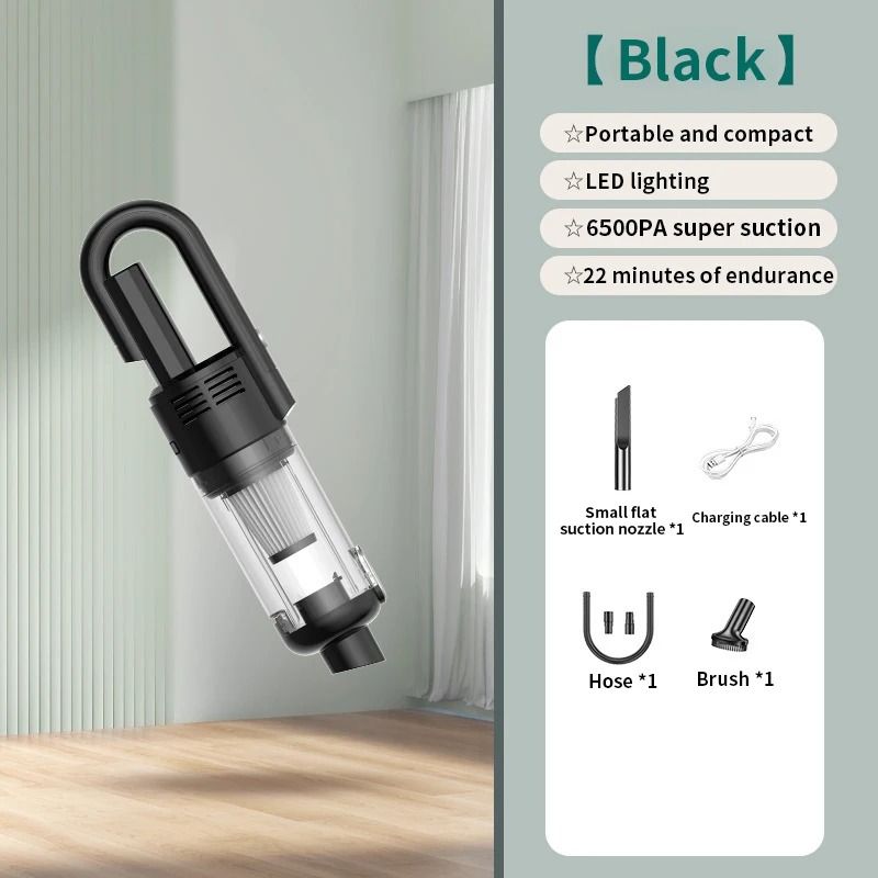 Wireless Car Vacuum Cleaner 6500Pa Handheld Portable With Metal Filter 9
