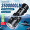 Diving Flashlight Waterproof Rechargeable XHP70 Long Beam Underwater Torch 0