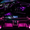 Flexible EL Wire Car Interior RGB LED Strip Lights With App Control 2