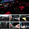 Flexible EL Wire Car Interior RGB LED Strip Lights With App Control 5