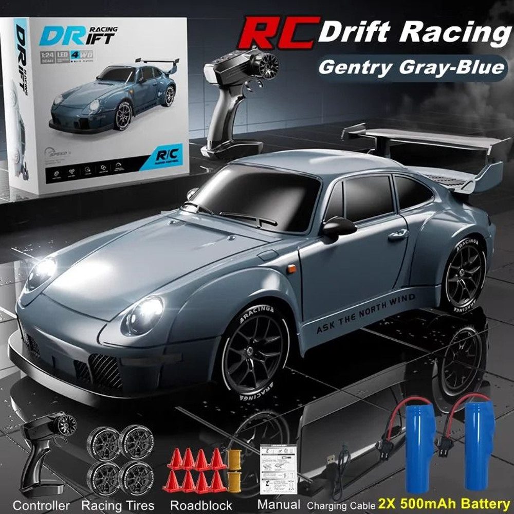 4WD RC Drift Car High Speed Remote Control Racing Vehicle With LED Lights 9