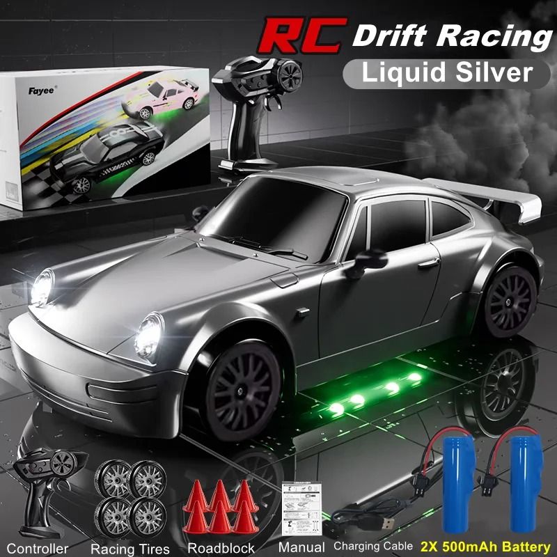 4WD RC Drift Car High Speed Remote Control Racing Vehicle With LED Lights 12