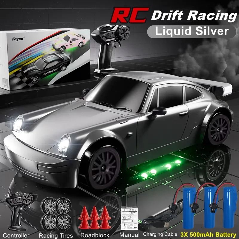 4WD RC Drift Car High Speed Remote Control Racing Vehicle With LED Lights 13