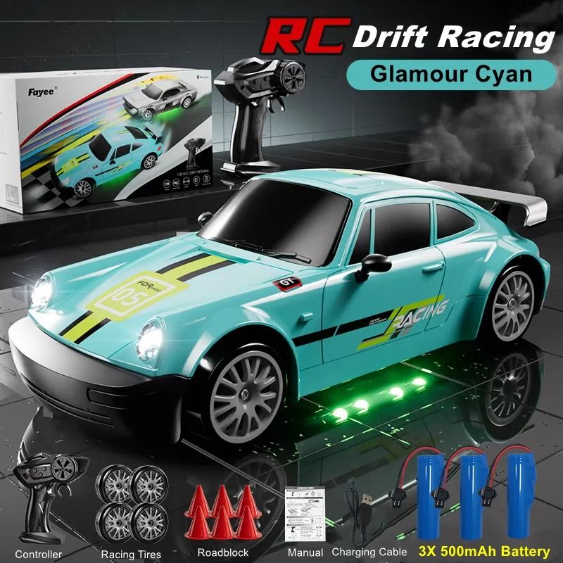 4WD RC Drift Car High Speed Remote Control Racing Vehicle With LED Lights 15