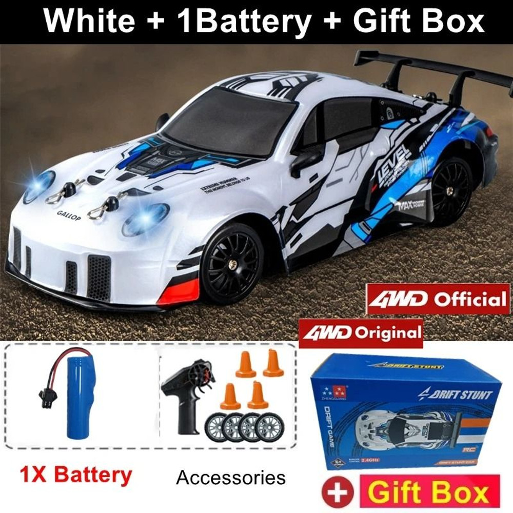 4WD RC Drift Car High Speed Remote Control Racing Vehicle With LED Lights 19