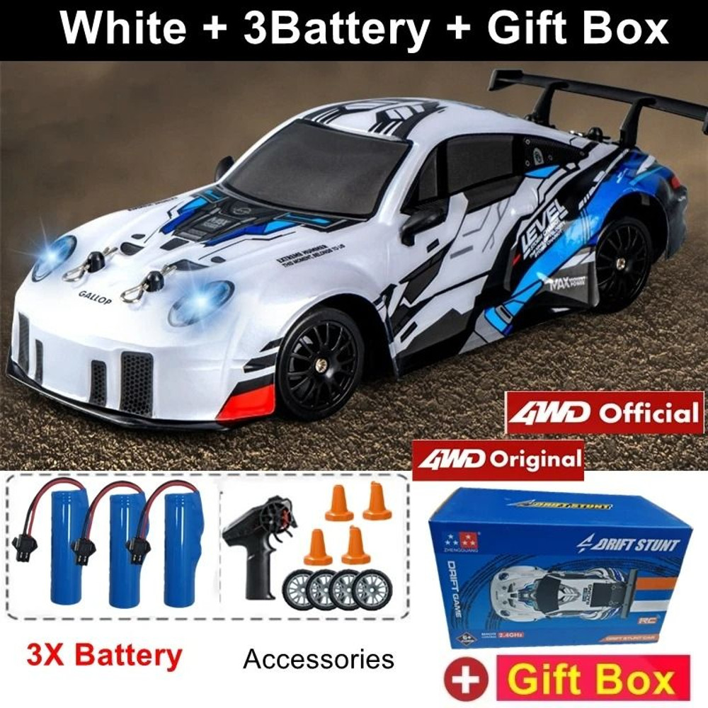 4WD RC Drift Car High Speed Remote Control Racing Vehicle With LED Lights 21