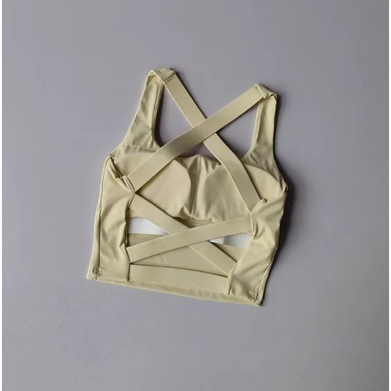 Seamless Sports Bra Push Up Yoga Fitness Top For Women 10