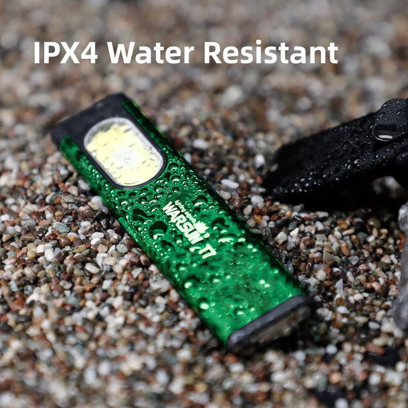 Mini LED Keychain Flashlight 450 Lumens Portable Rechargeable Pocket Torch With Magnet 6