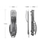 Portable Camping Cutlery Set Foldable Knife Fork Spoon With Bottle Opener 2